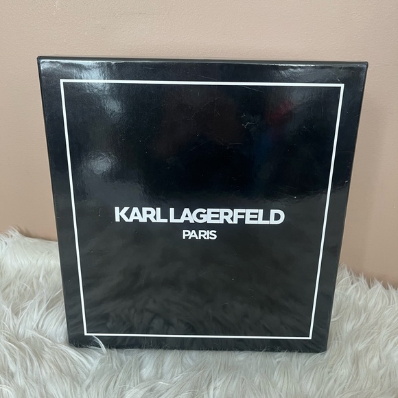 {Karl Lagerfeld} Double Zip Crossbody Camera Bag in Black/Grey - NWT - Picture 9 of 10